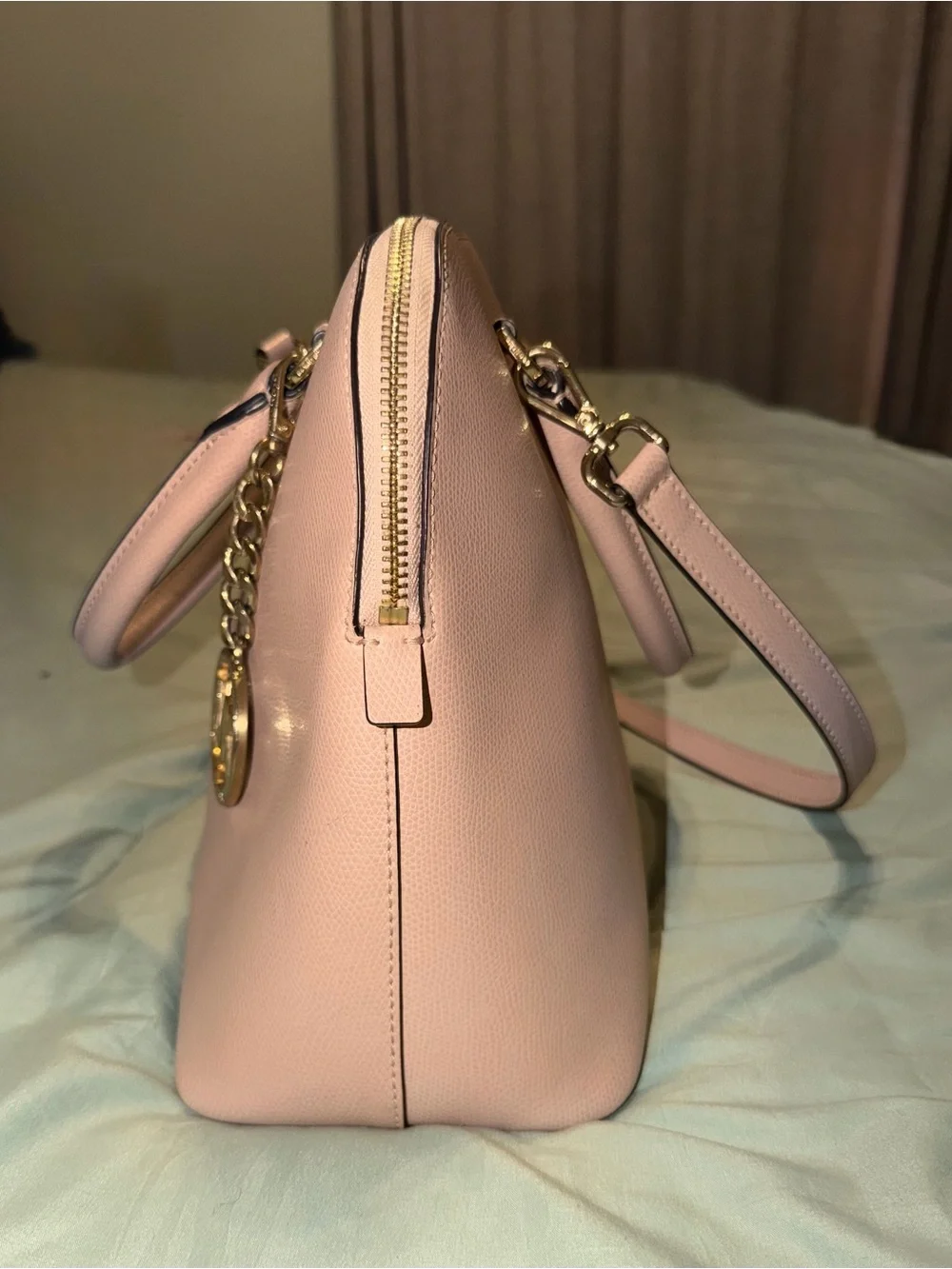Michael Kors Pink Dome Satchel Handbag